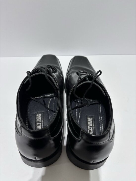 Stacy Adams Men’s Canton Black Leather Oxford, Size 10 Wide